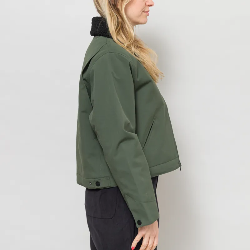 Carhartt WIP Womens Newkirk Jacket Opuntia Wild Dog Print-5