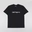 Carhartt WIP Script T Shirt Black White
