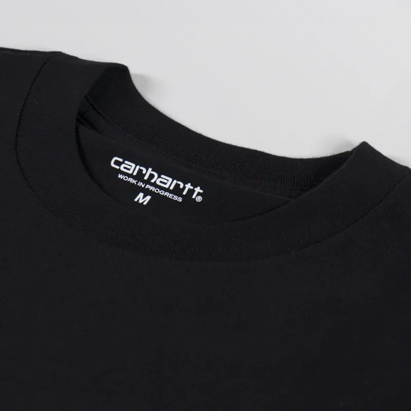 Carhartt WIP Script T Shirt Black White-2