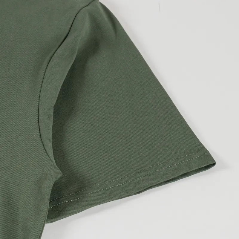 Carhartt WIP Script T Shirt Leaf Tourmaline-4