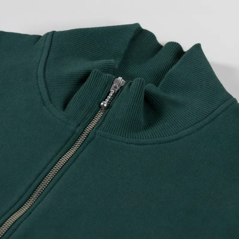 Edwin Koji Half Zip Sweat Green Gables-4