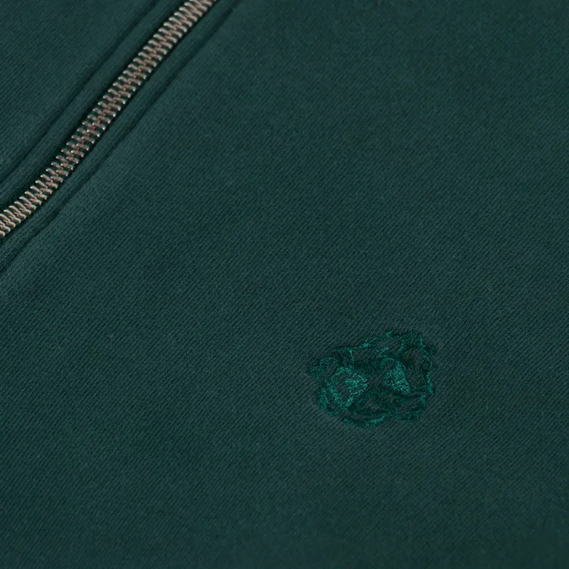 Edwin Koji Half Zip Sweat Green Gables-5