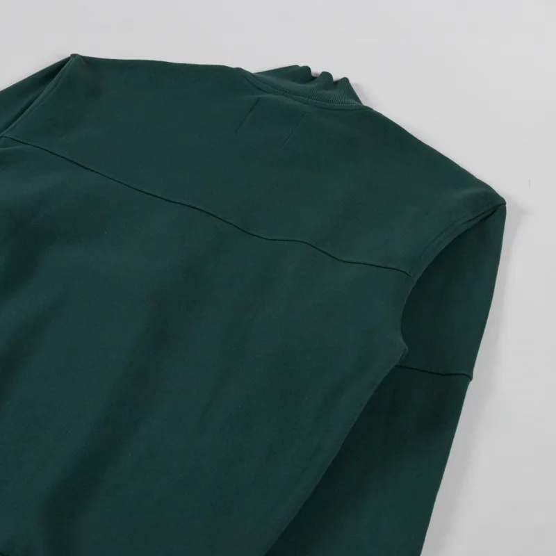 Edwin Koji Half Zip Sweat Green Gables-3