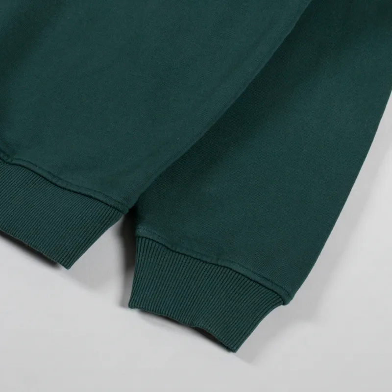 Edwin Koji Half Zip Sweat Green Gables-7