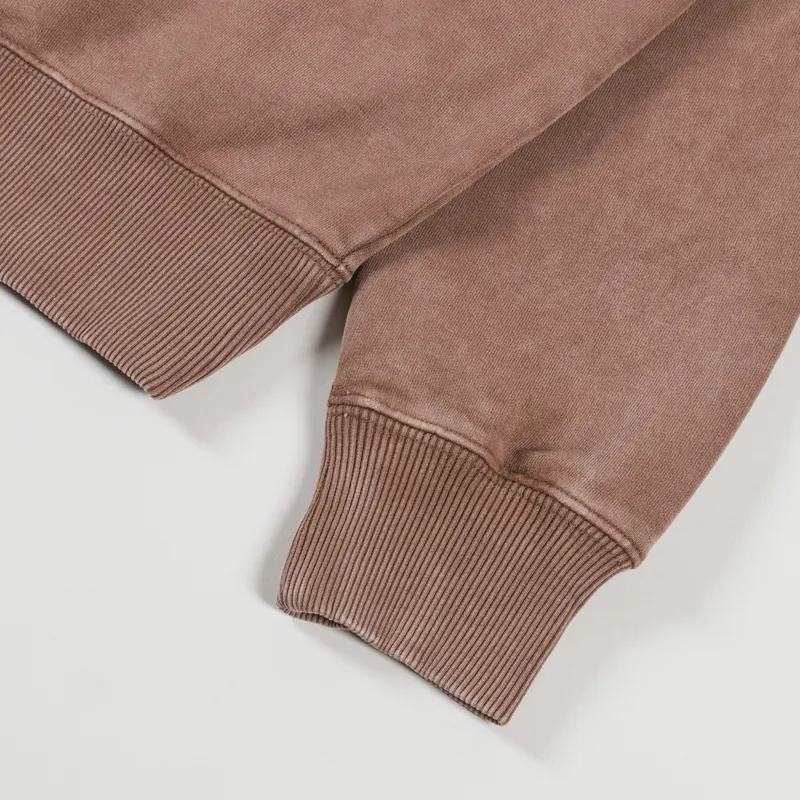 Edwin Axiom Crew Sweat Brown-7