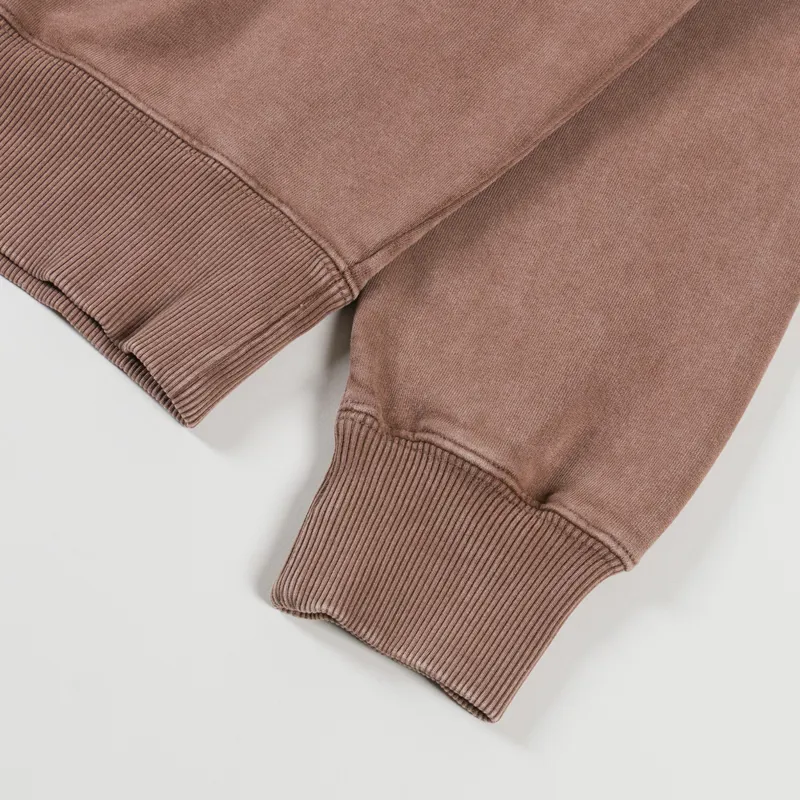 Edwin Axiom Crew Sweat Brown-6