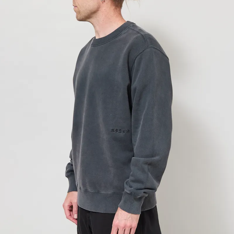 Edwin Axiom Crew Sweat Grey-1