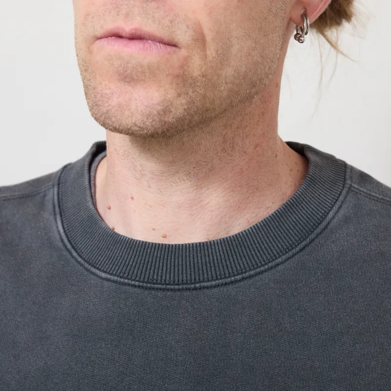 Edwin Axiom Crew Sweat Grey-3