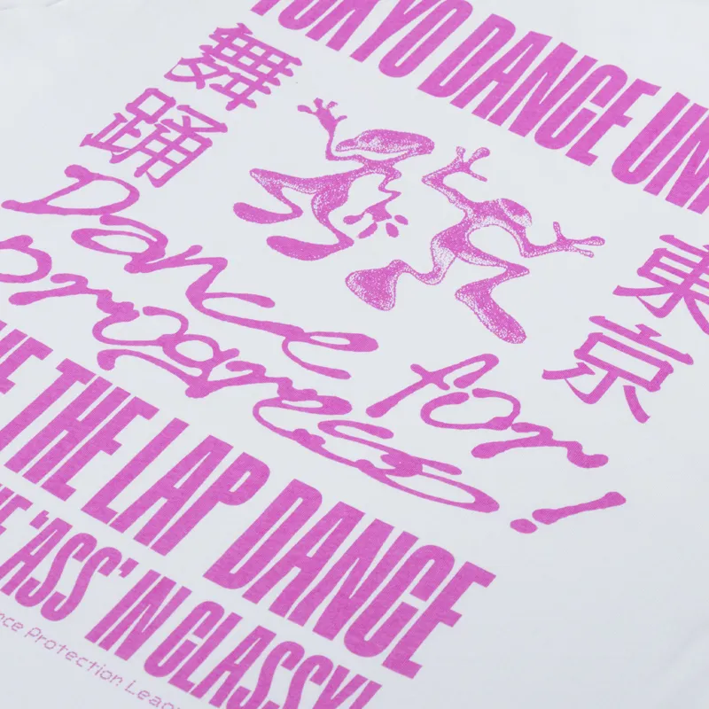 Edwin Tokyo Dance Union T Shirt White-4