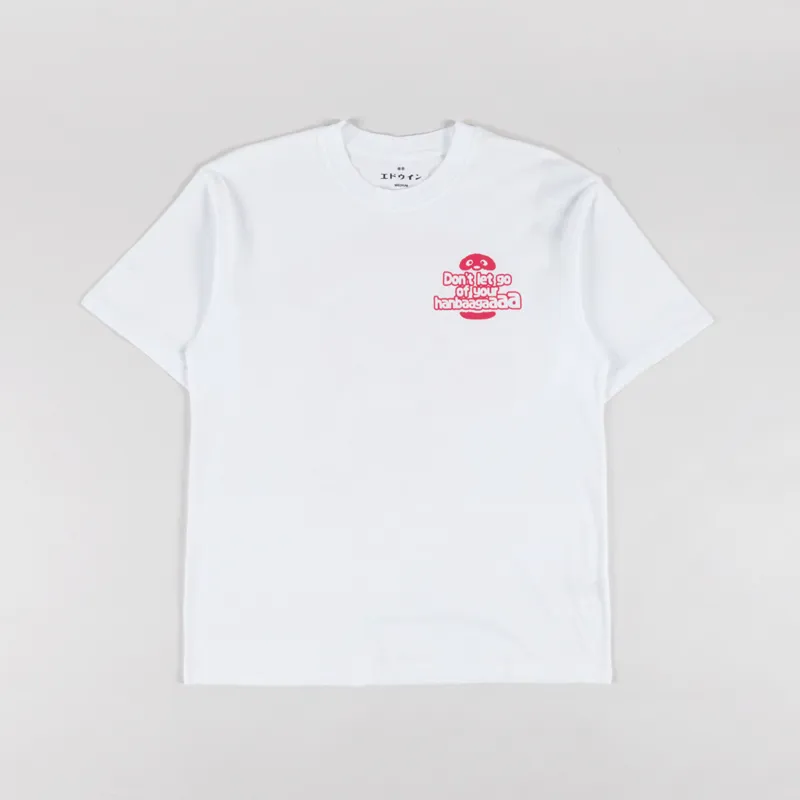 Edwin Tanuki T Shirt White-1