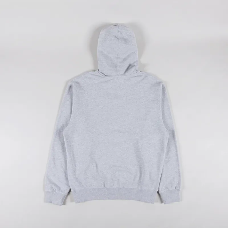 Edwin Sunset On Fuji San Hoodie Grey Marl-1