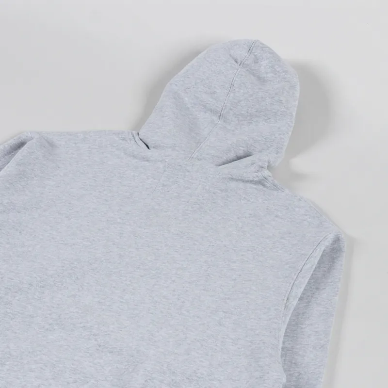 Edwin Sunset On Fuji San Hoodie Grey Marl-3