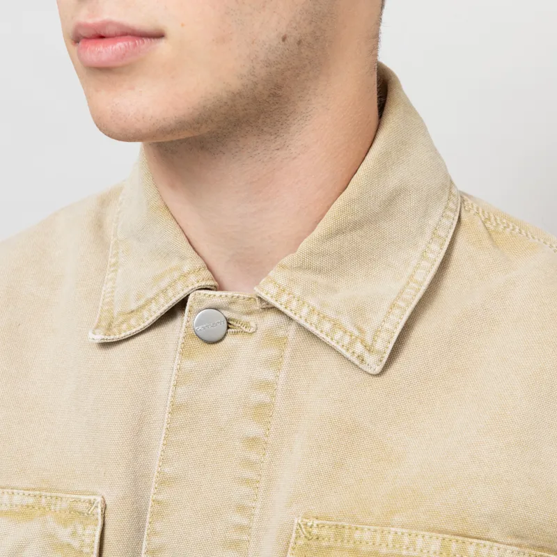 Carhartt WIP OG Arctic Jacket Dusty H Brown Chalk Wash-5