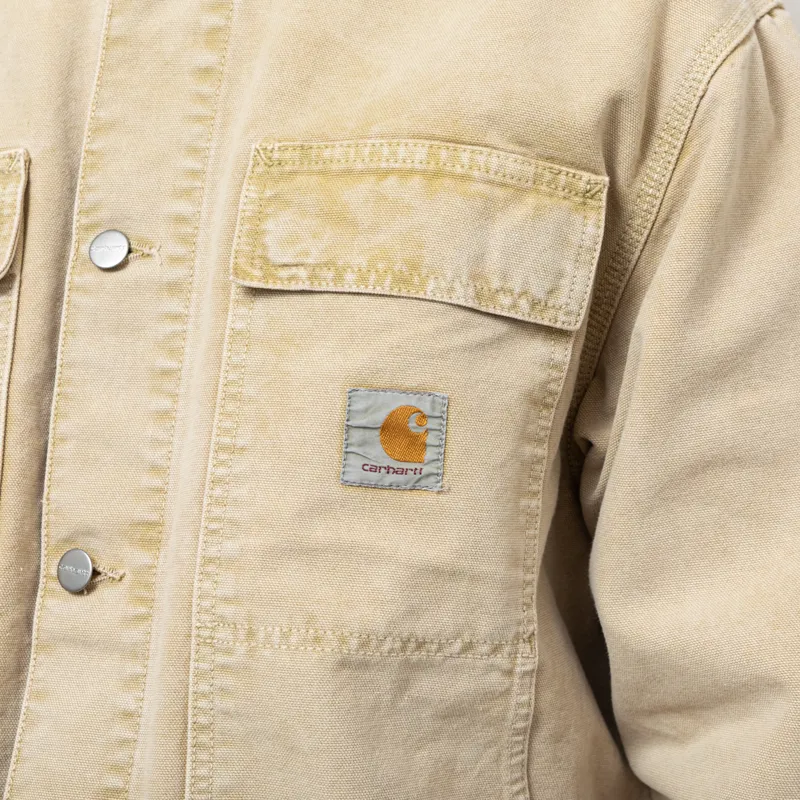 Carhartt WIP OG Arctic Jacket Dusty H Brown Chalk Wash-6