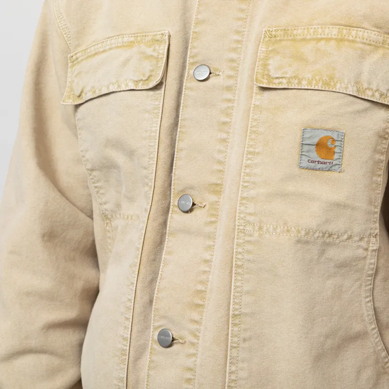 Carhartt WIP OG Arctic Jacket Dusty H Brown Chalk Wash-7
