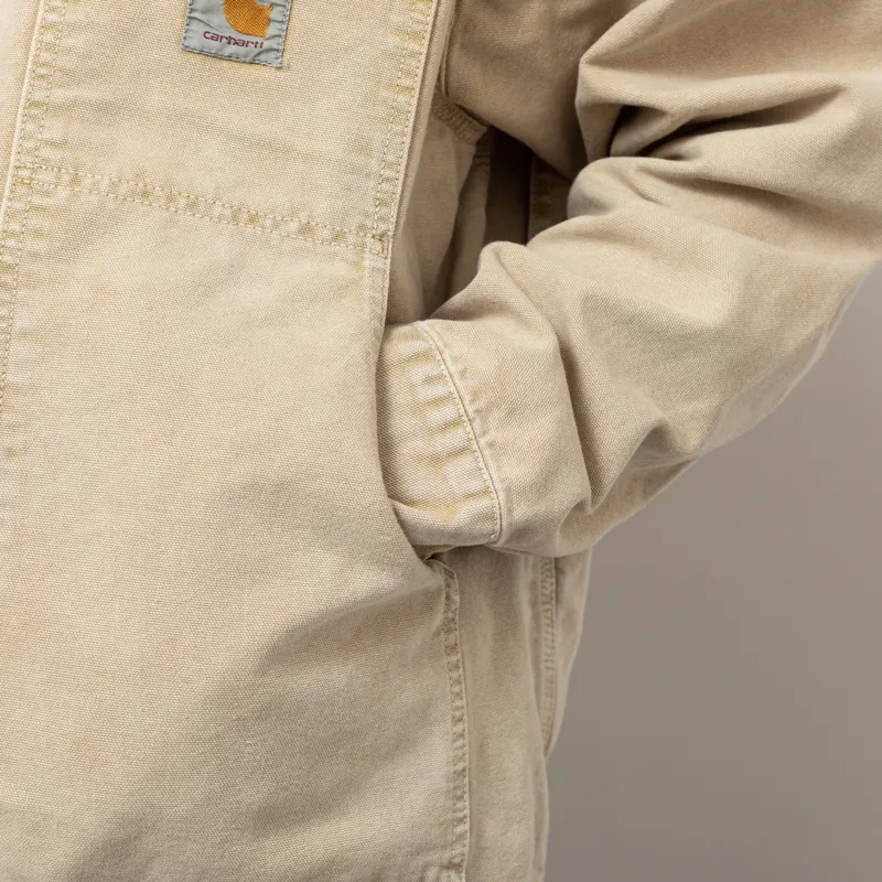 Carhartt WIP OG Arctic Jacket Dusty H Brown Chalk Wash-9