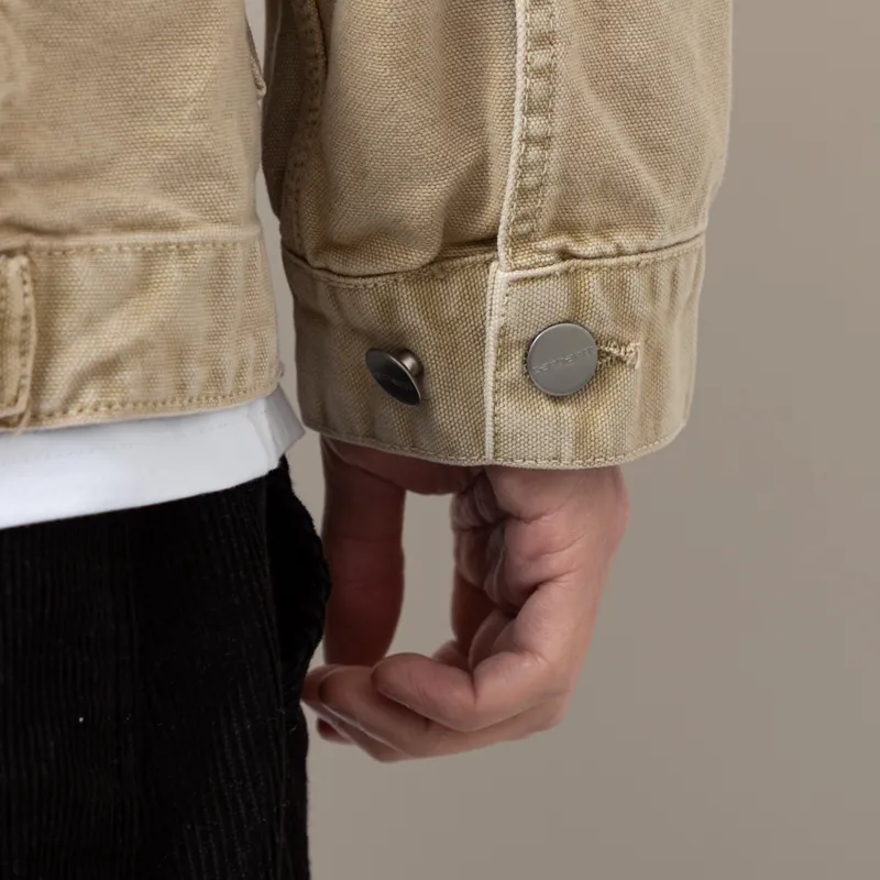 Carhartt WIP OG Arctic Jacket Dusty H Brown Chalk Wash-13