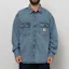 Carhartt WIP Tigan Shirt Jac Black Blue Fog Garment Dyed