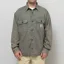 Carhartt WIP Tigan Shirt Jac Blue Leather Garment Dyed