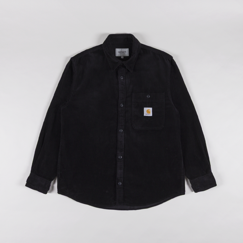 Carhartt WIP Long Sleeve Flint Shirt Black