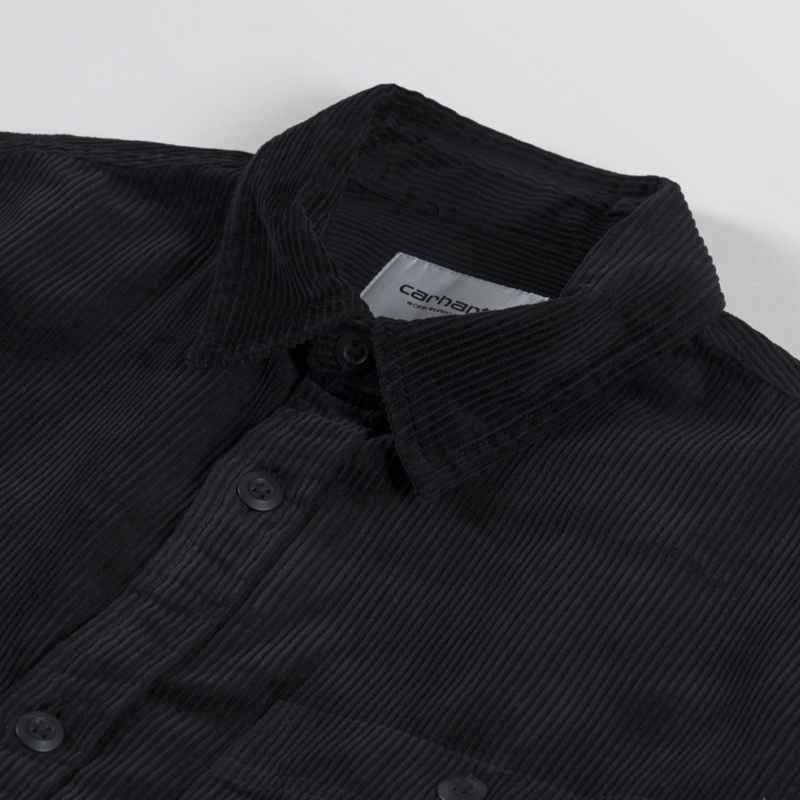Carhartt WIP Long Sleeve Flint Shirt Black-4