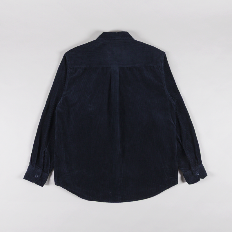 Carhartt WIP Long Sleeve Flint Shirt Deep Night-1