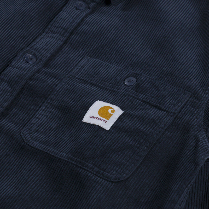 Carhartt WIP Long Sleeve Flint Shirt Deep Night-5