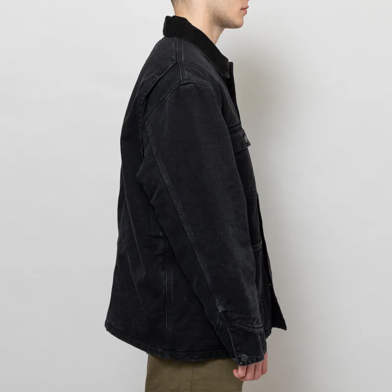 Carhartt WIP OG Chore Coat Black Stonewashed-5