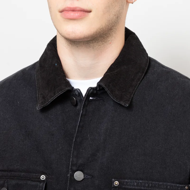 Carhartt WIP OG Chore Coat Black Stonewashed-6