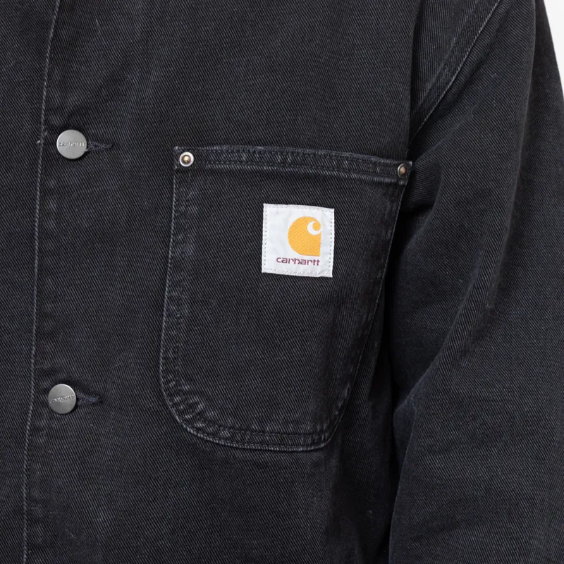 Carhartt WIP OG Chore Coat Black Stonewashed-7