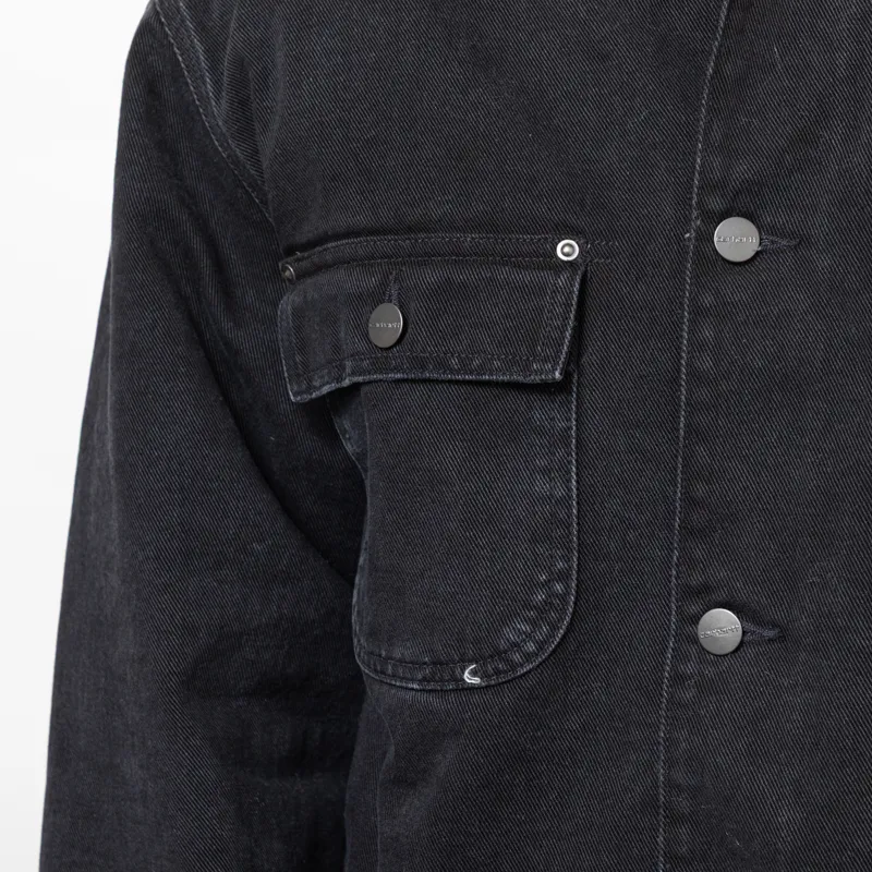 Carhartt WIP OG Chore Coat Black Stonewashed-8