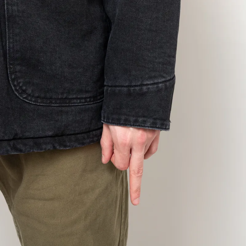 Carhartt WIP OG Chore Coat Black Stonewashed-11