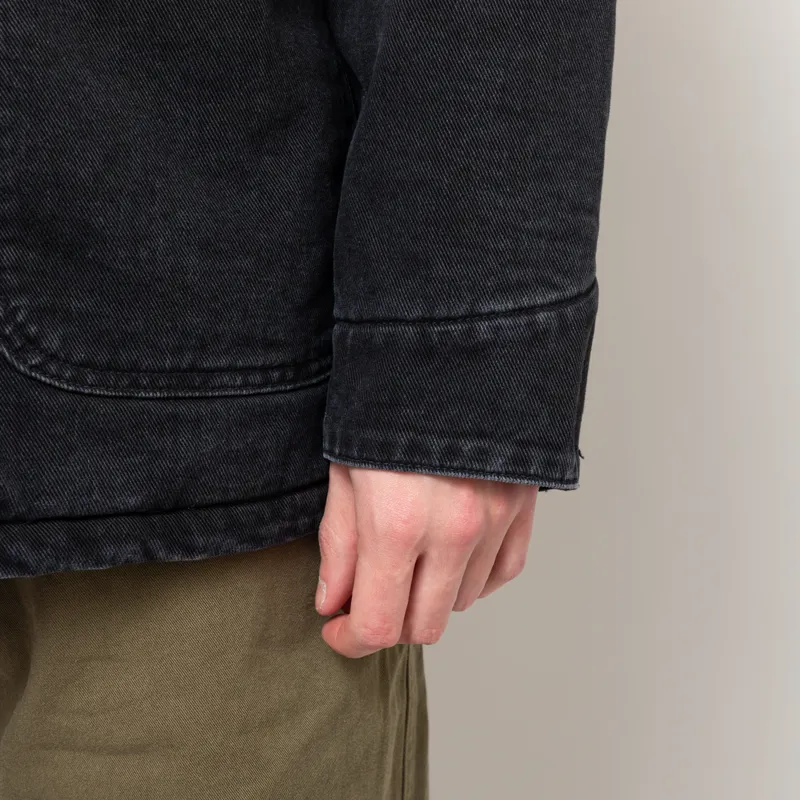 Carhartt WIP OG Chore Coat Black Stonewashed-10