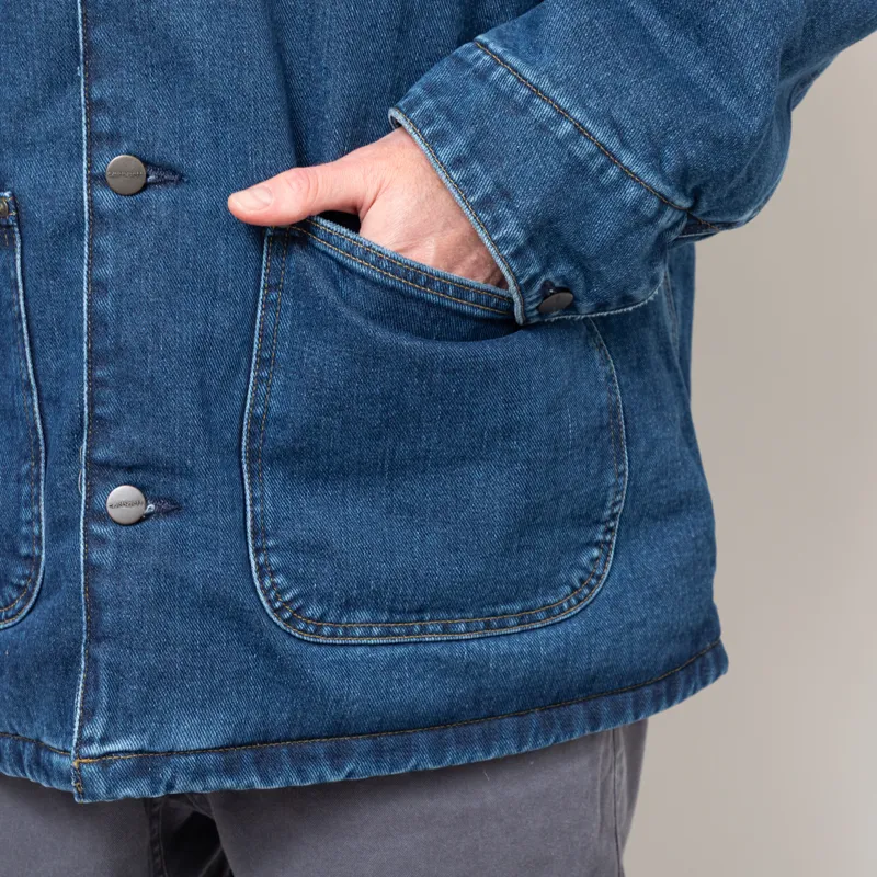 Carhartt WIP OG Chore Coat Blue Dark Navy Stonewashed-10
