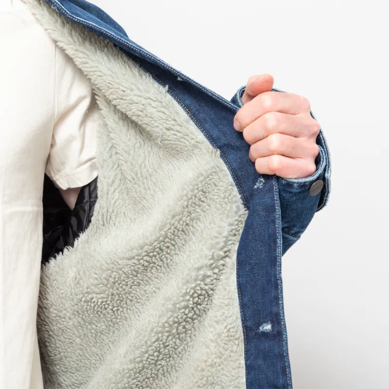 Carhartt WIP OG Chore Coat Blue Dark Navy Stonewashed-8