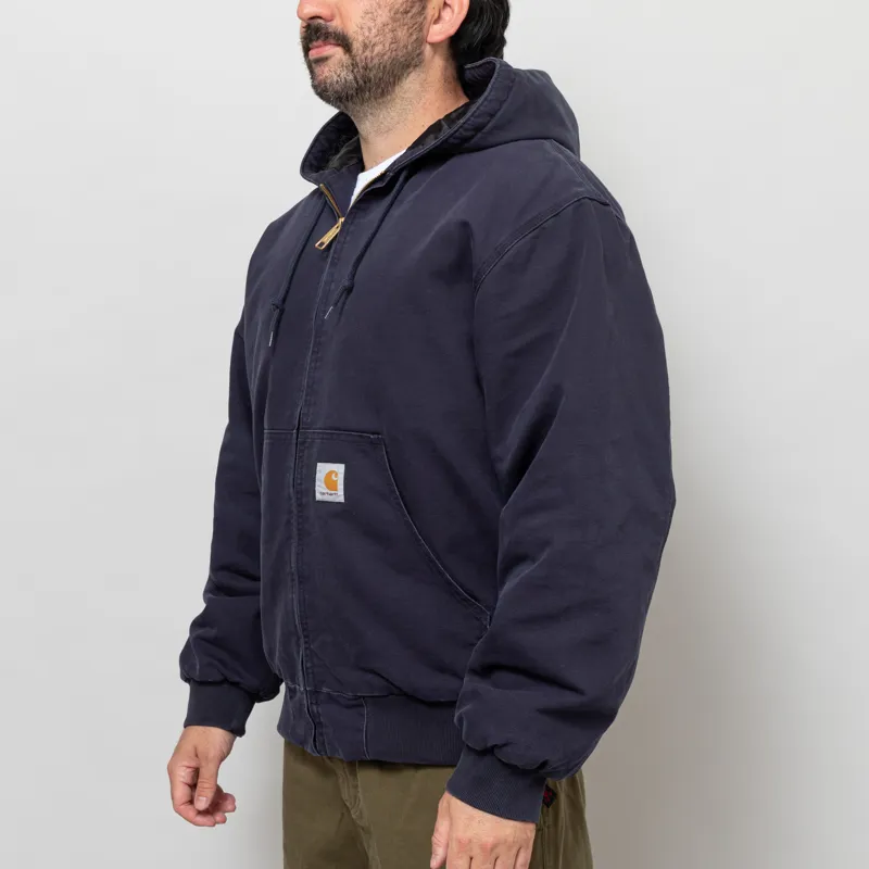 Carhartt WIP OG Active Jacket Dark Navy Stone Canvas-1
