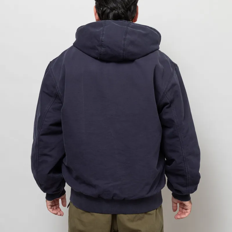 Carhartt WIP OG Active Jacket Dark Navy Stone Canvas-3