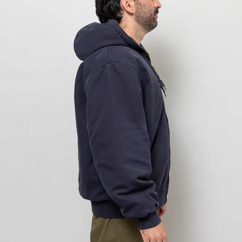 Carhartt WIP OG Active Jacket Dark Navy Stone Canvas-4