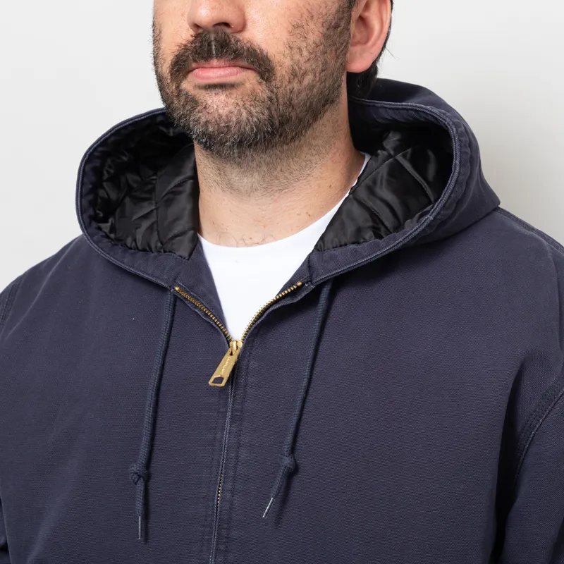 Carhartt WIP OG Active Jacket Dark Navy Stone Canvas-5