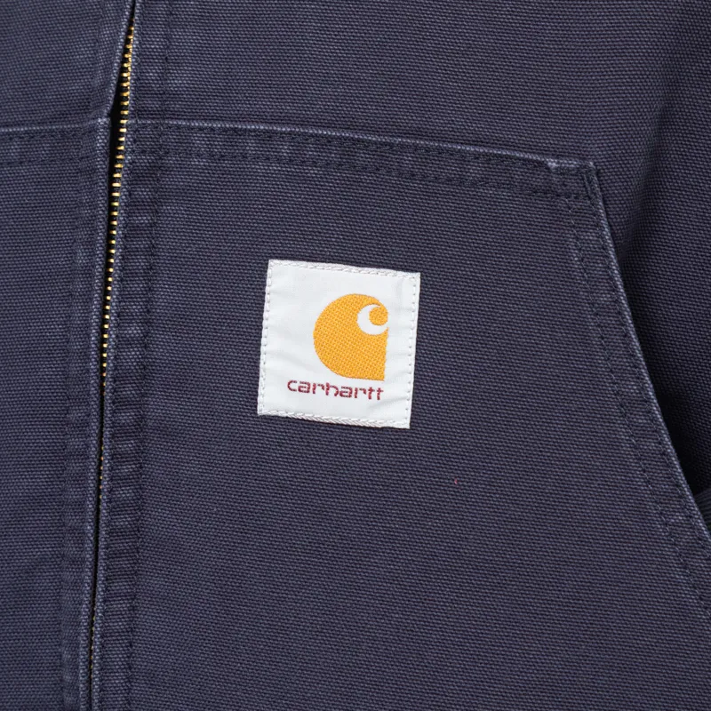 Carhartt WIP OG Active Jacket Dark Navy Stone Canvas-10