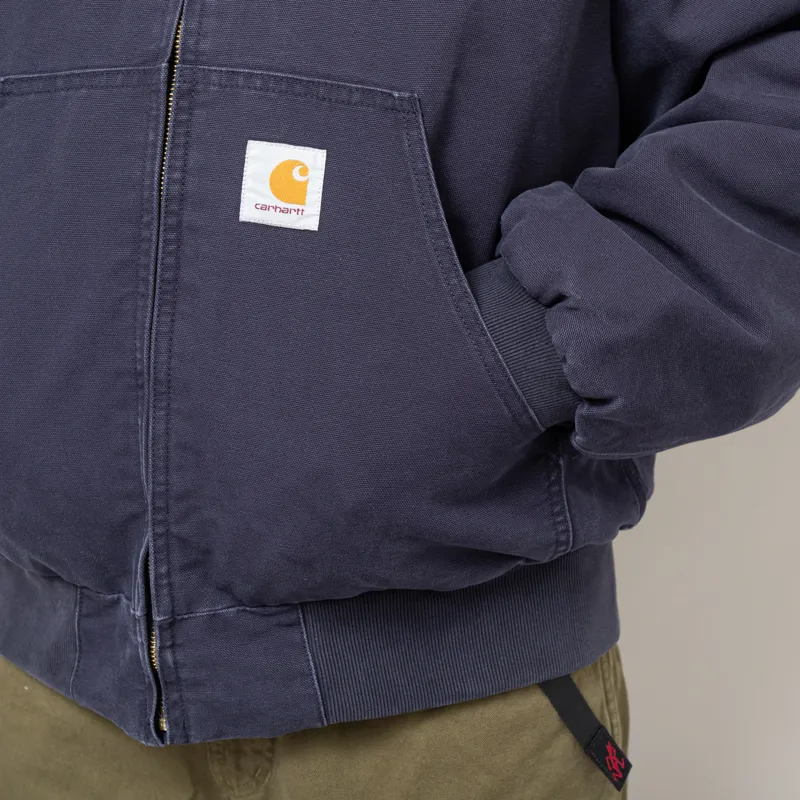 Carhartt WIP OG Active Jacket Dark Navy Stone Canvas-9