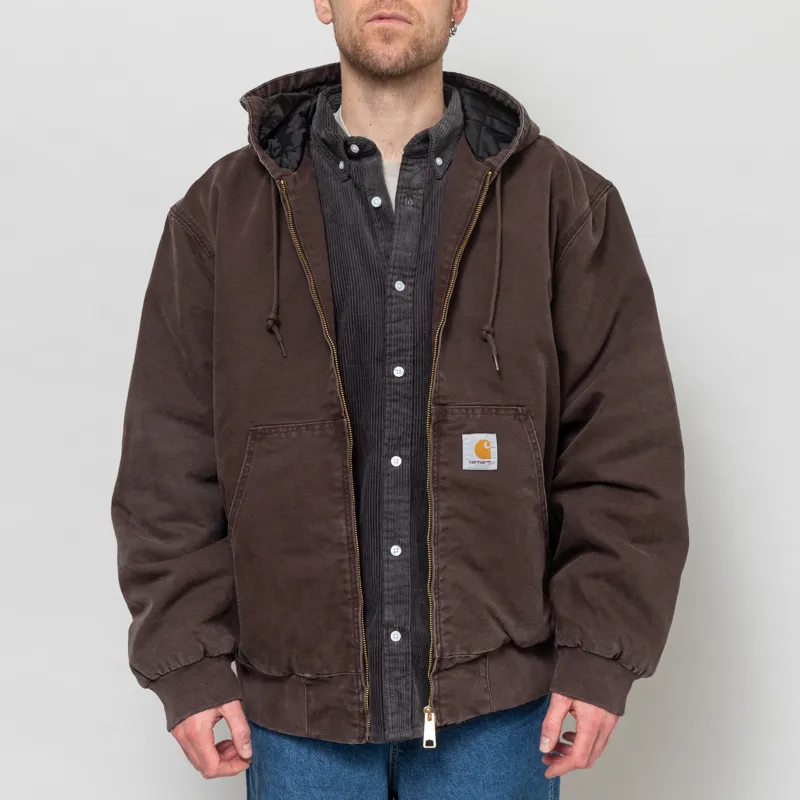 Carhartt WIP OG Active Jacket Tobacco Stone Canvas