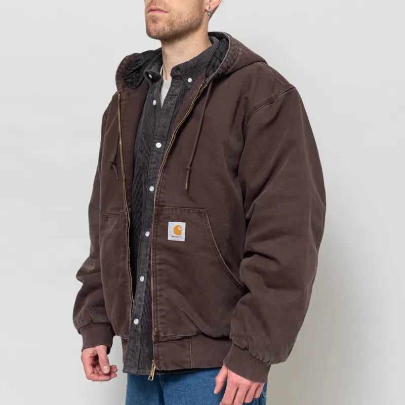 Carhartt WIP OG Active Jacket Tobacco Stone Canvas-2