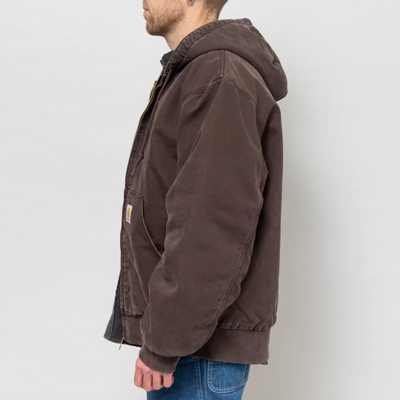 Carhartt WIP OG Active Jacket Tobacco Stone Canvas-3