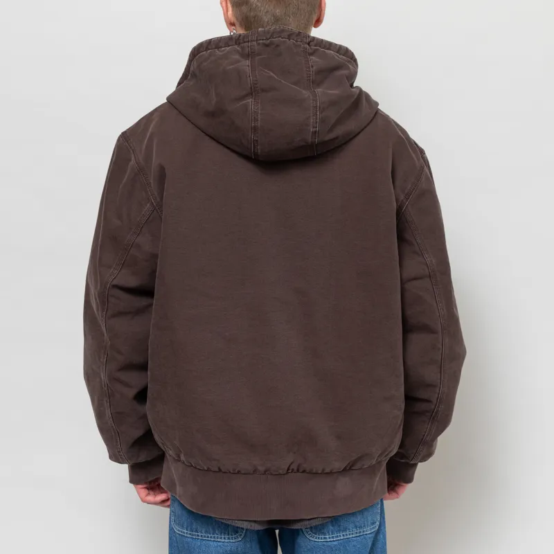 Carhartt WIP OG Active Jacket Tobacco Stone Canvas-4