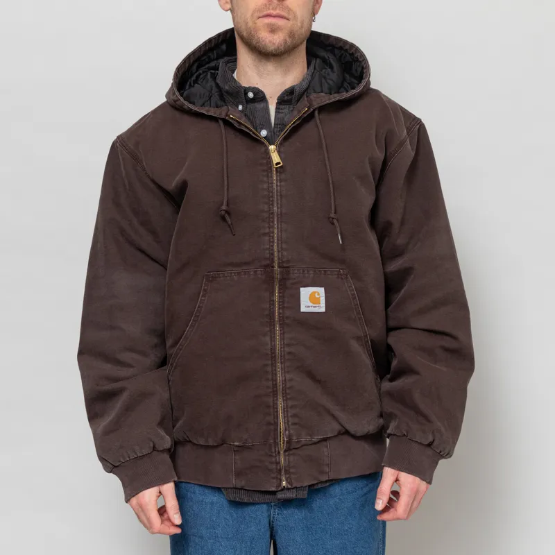 Carhartt WIP OG Active Jacket Tobacco Stone Canvas-1