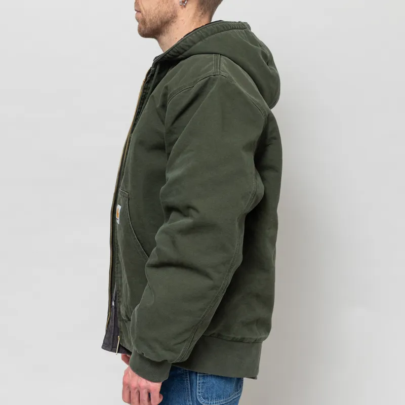 Carhartt WIP OG Active Jacket Olive Stone Canvas-2