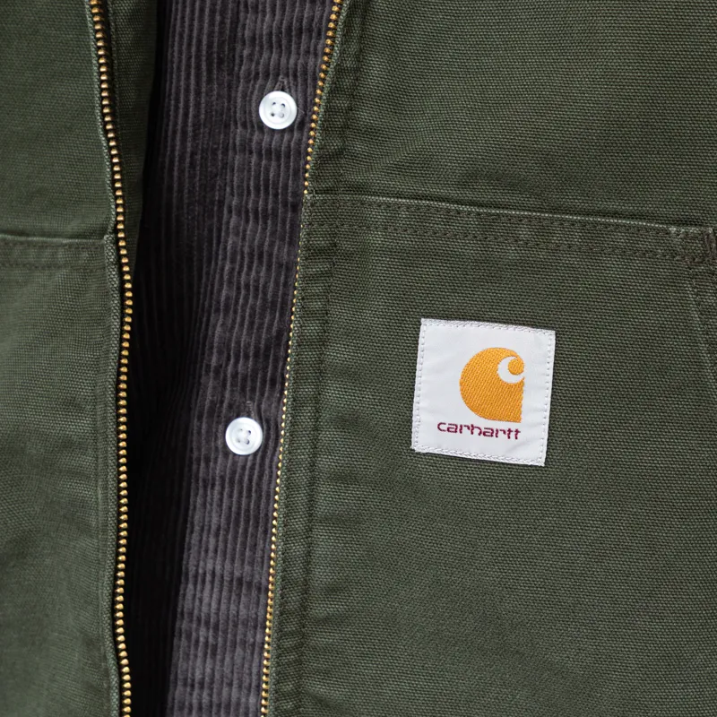 Carhartt WIP OG Active Jacket Olive Stone Canvas-11