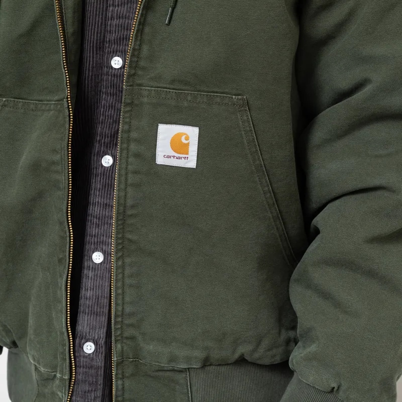 Carhartt WIP OG Active Jacket Olive Stone Canvas-6