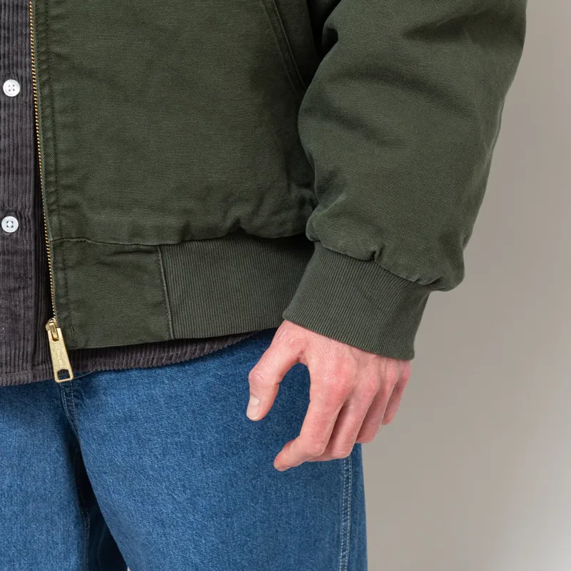 Carhartt WIP OG Active Jacket Olive Stone Canvas-10